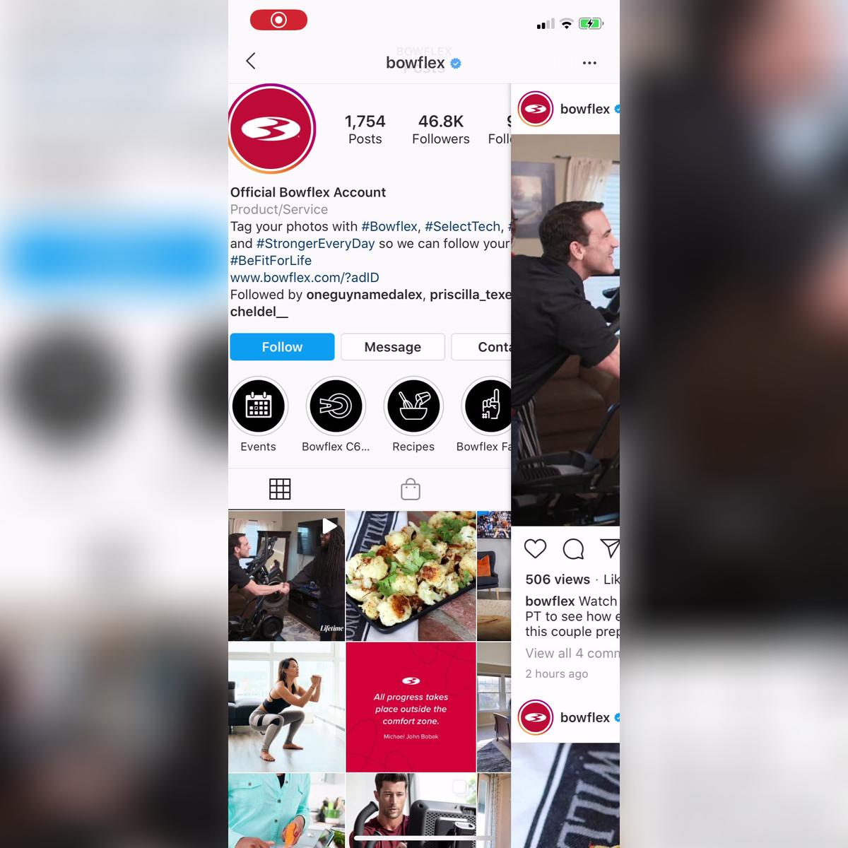 Bowflex IG Post 4.29.20