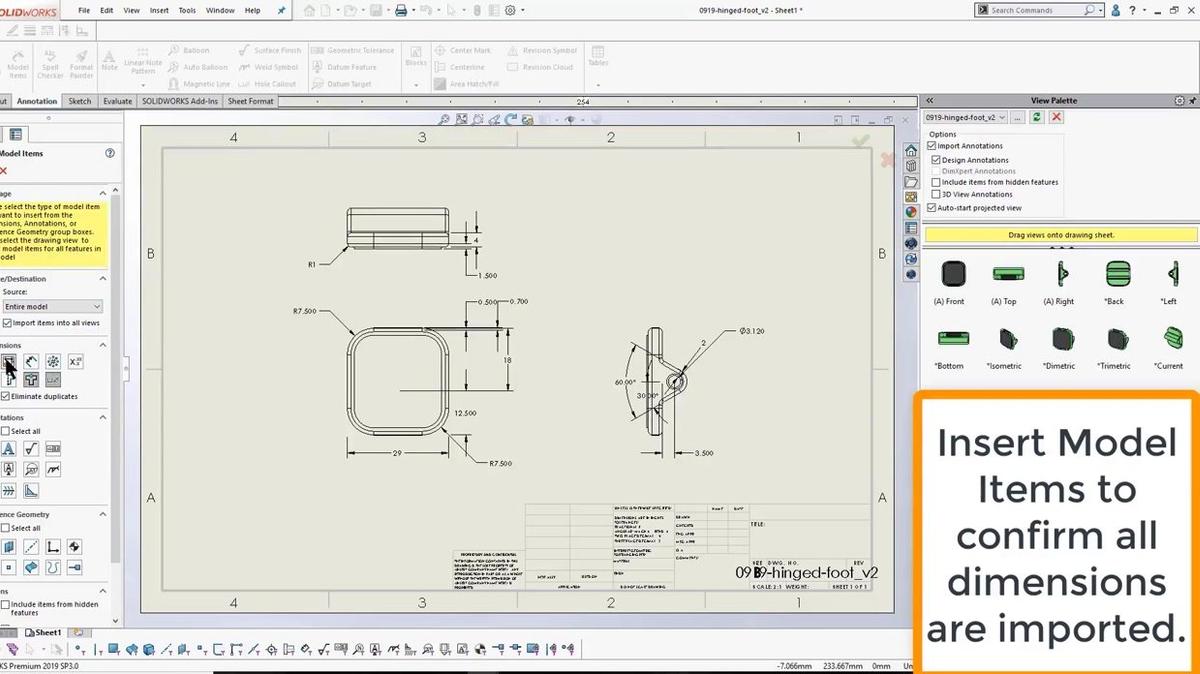SOLIDWORKS - Auto Drawings