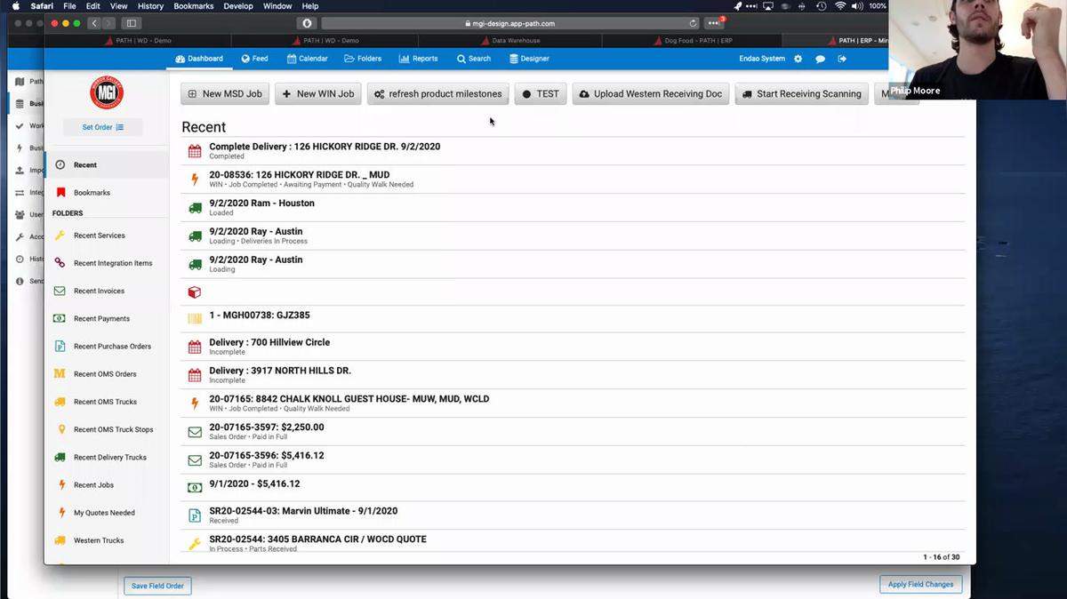 OM Data Flow and Processing - Philip &amp; John