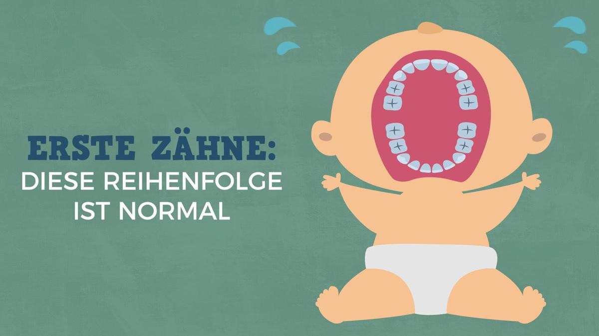 Erste Zähne: Diese Reihenfolge ist normal