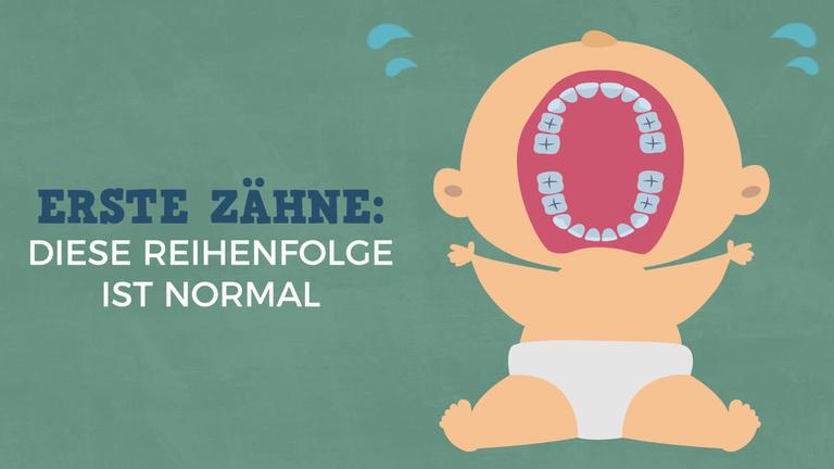 Erste Zähne: Diese Reihenfolge ist normal