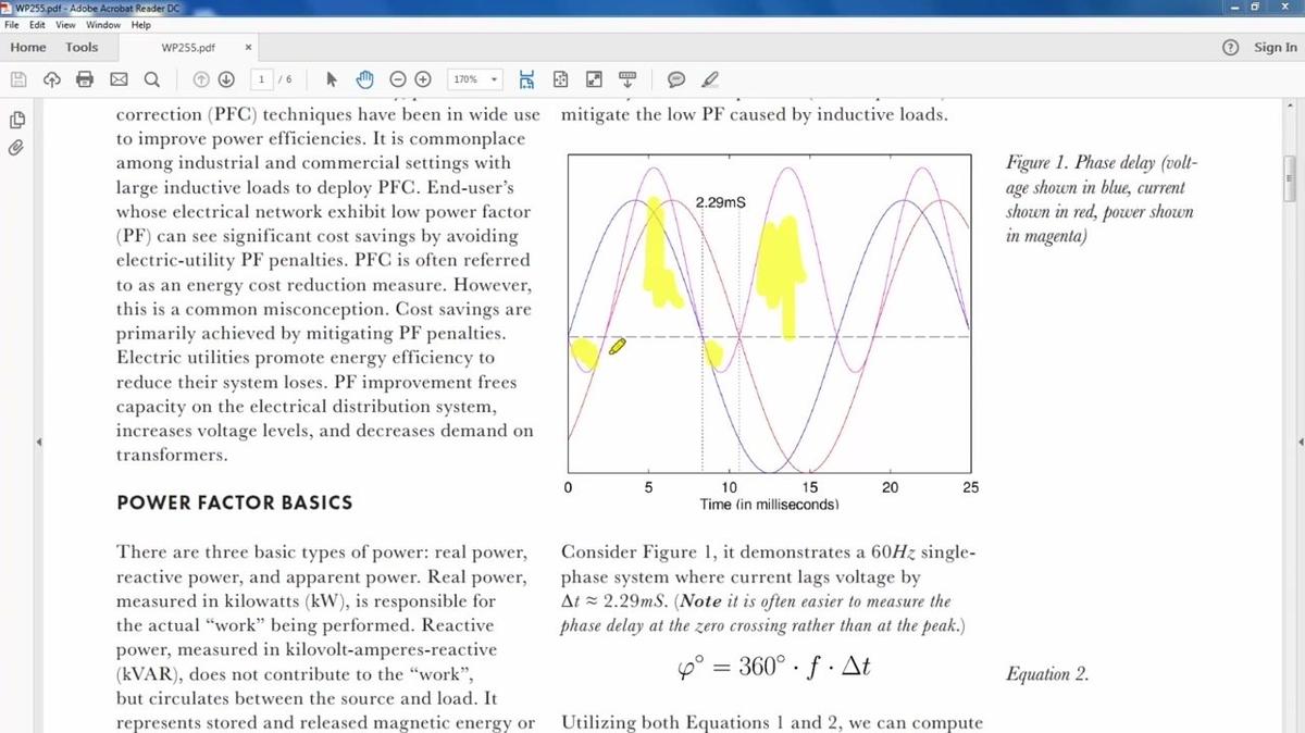 Preview Video: Power Factor Correction Capacitors and Harmonics