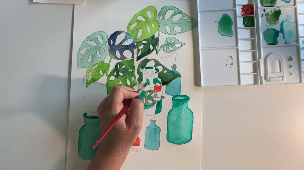 Painting the Abstract Still Life.MOV