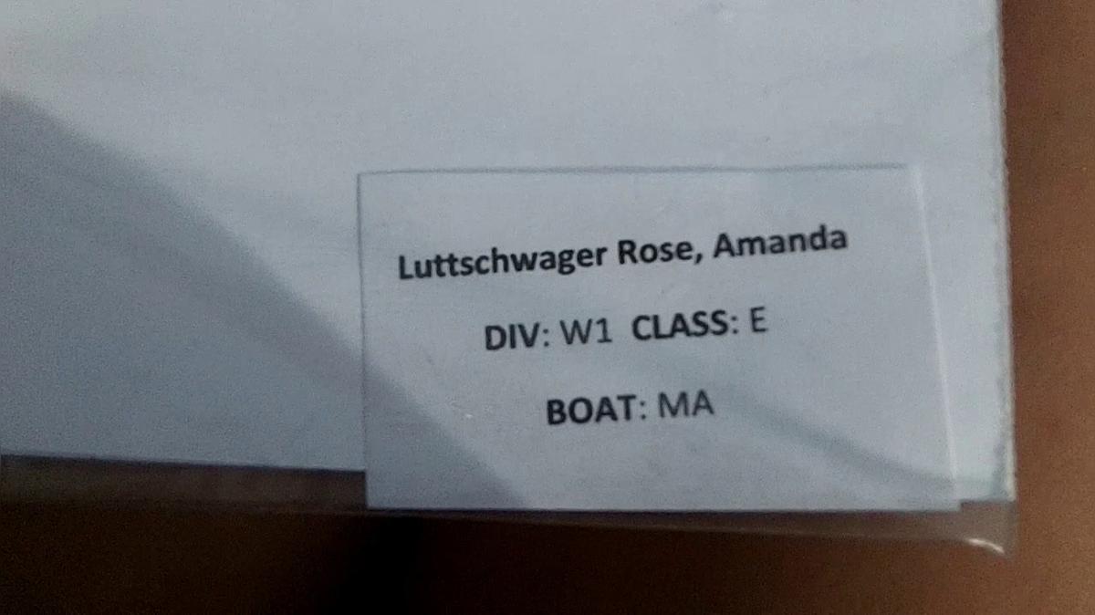 Amanda Luttschwager Rose W1 Round 1 Pass 2