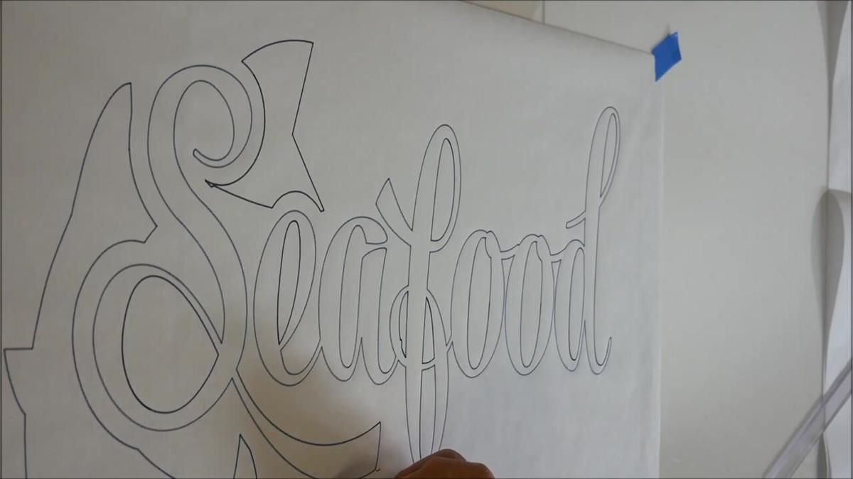 vinyl graphic sign