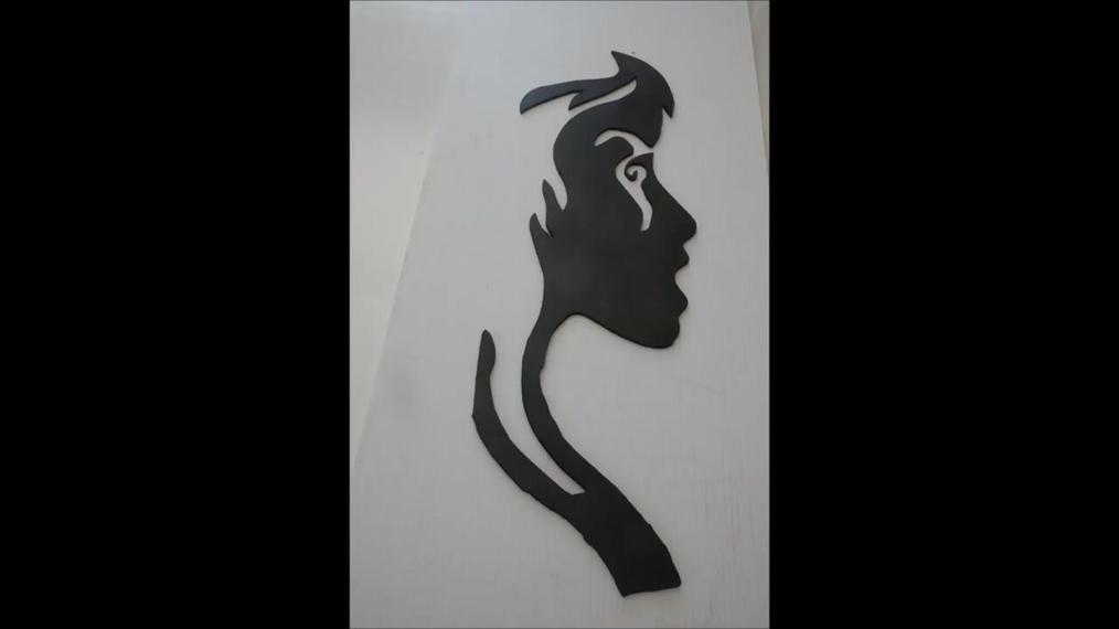 cut out an interesting head profile