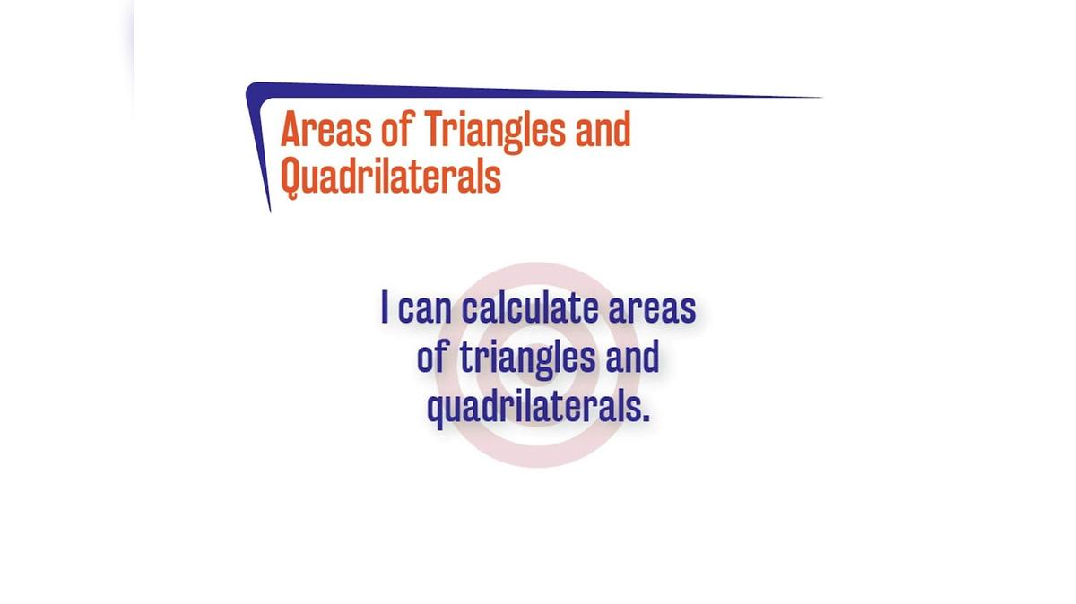 FL 1.9.1 Area of Triangles and Quadrilaterals