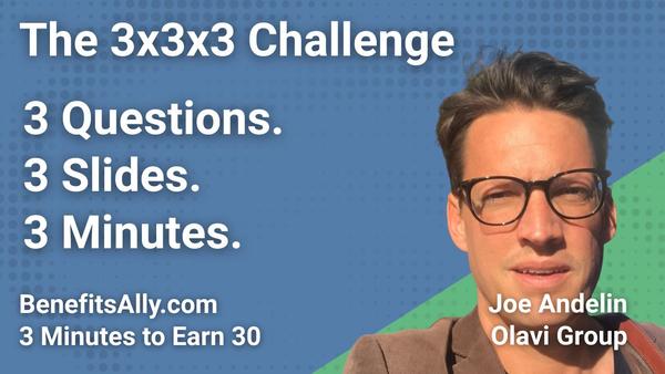 Olavi Group - 3x3x3 Challenge with Joe Andelin