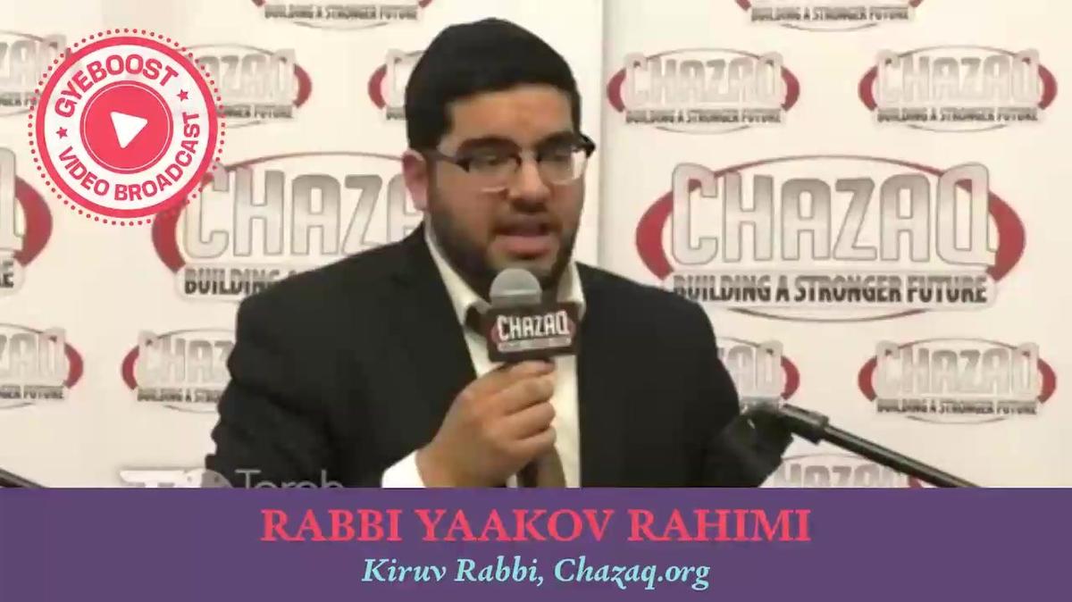 872 - Rabbi Yaakov Rahimi - El hijo del hombre rico