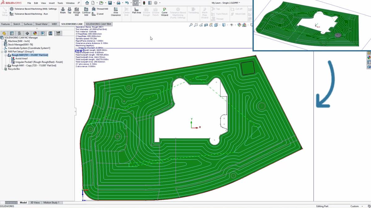 SOLIDWORKS CAM Can Make Lawn Mowing More Efficient