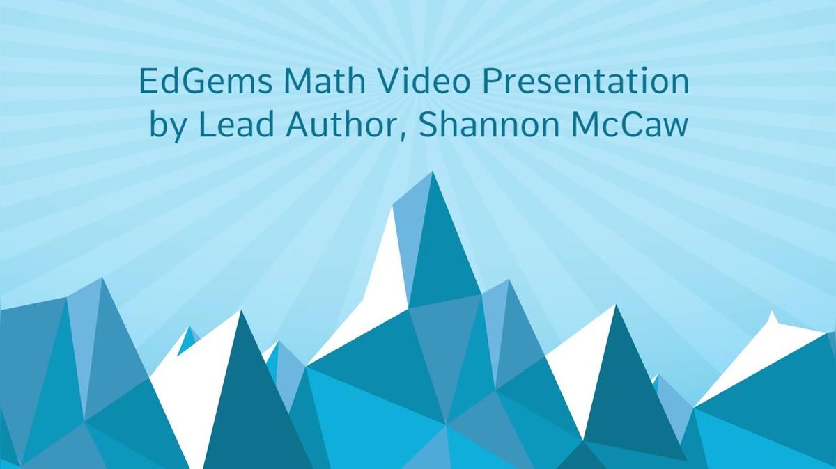 EdGems Math - Presentation