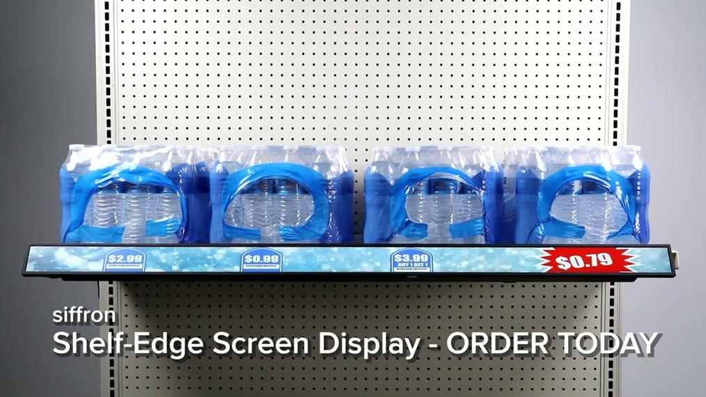 Shelf-Edge Video Displays