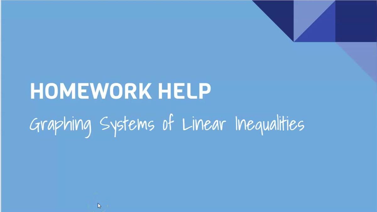 HH Graphing Systems of Linear Inequalities.mp4