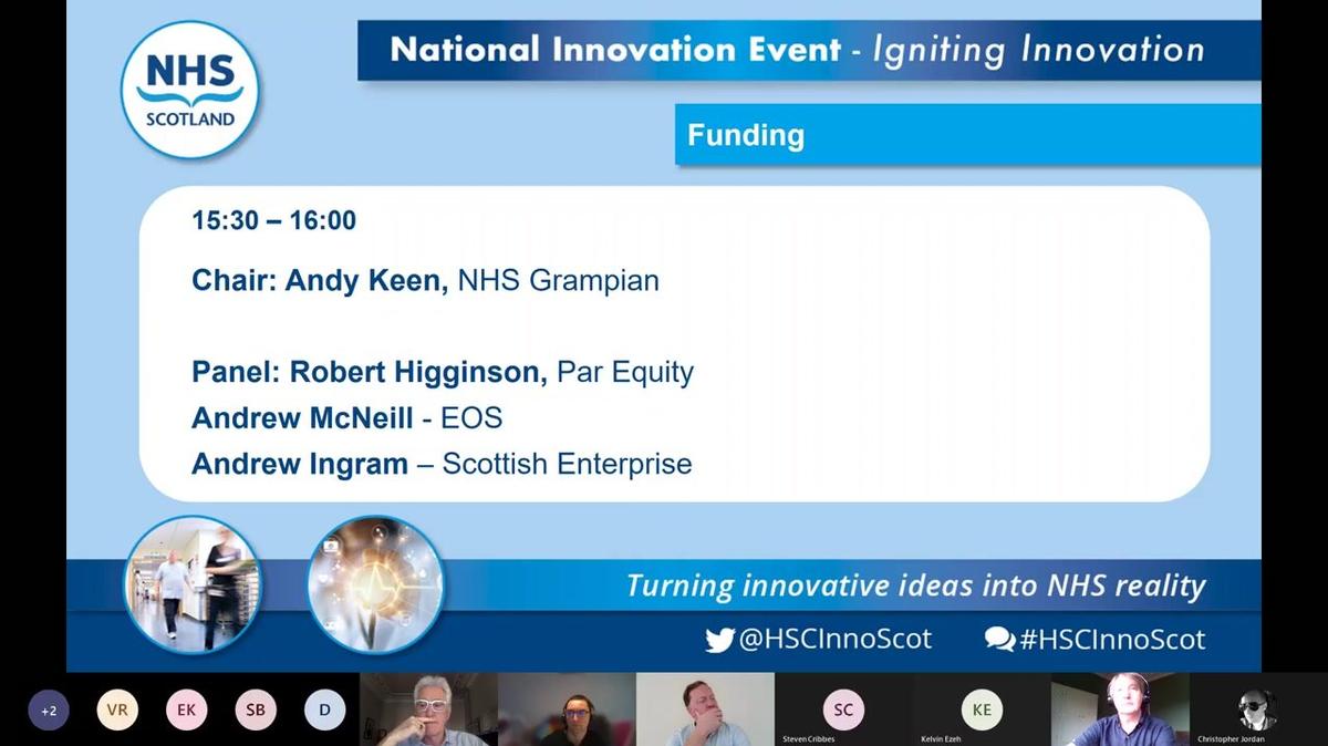 National Innovation Event, Igniting Innovation - 'Funding' workshop