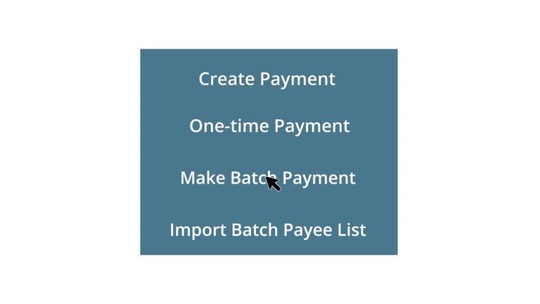 FBOB10 - Create a New Batch Payment