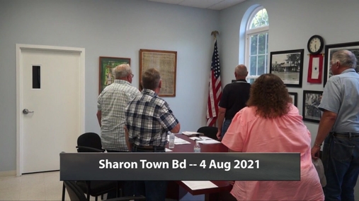 Sharon Town Bd -- 4 Aug 2021