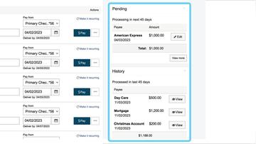 Bill Pay Navigation