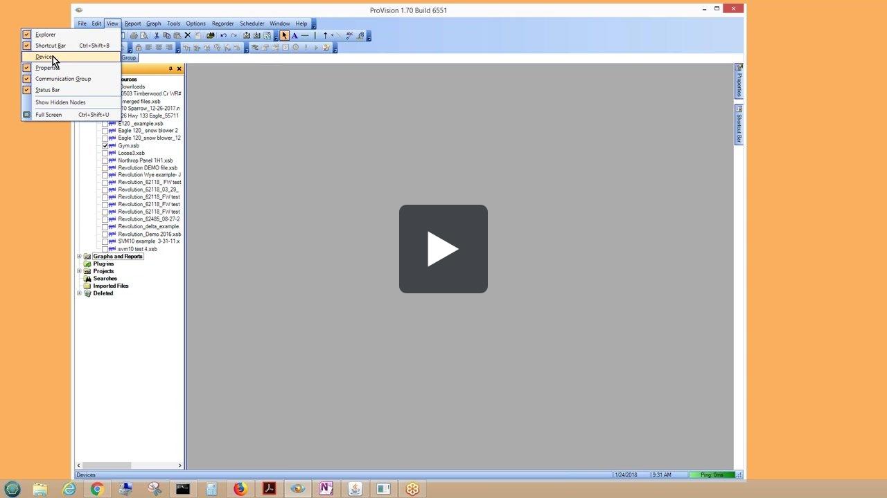 Connecting to USB Recorders in ProVision.mp4 Power Monitors Inc