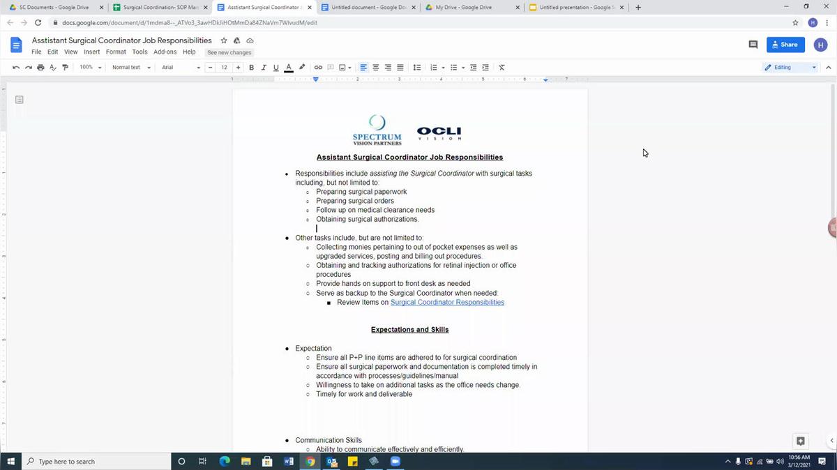 Overview of Assistant Surgical Coordinator Responsibilities P+P.mp4