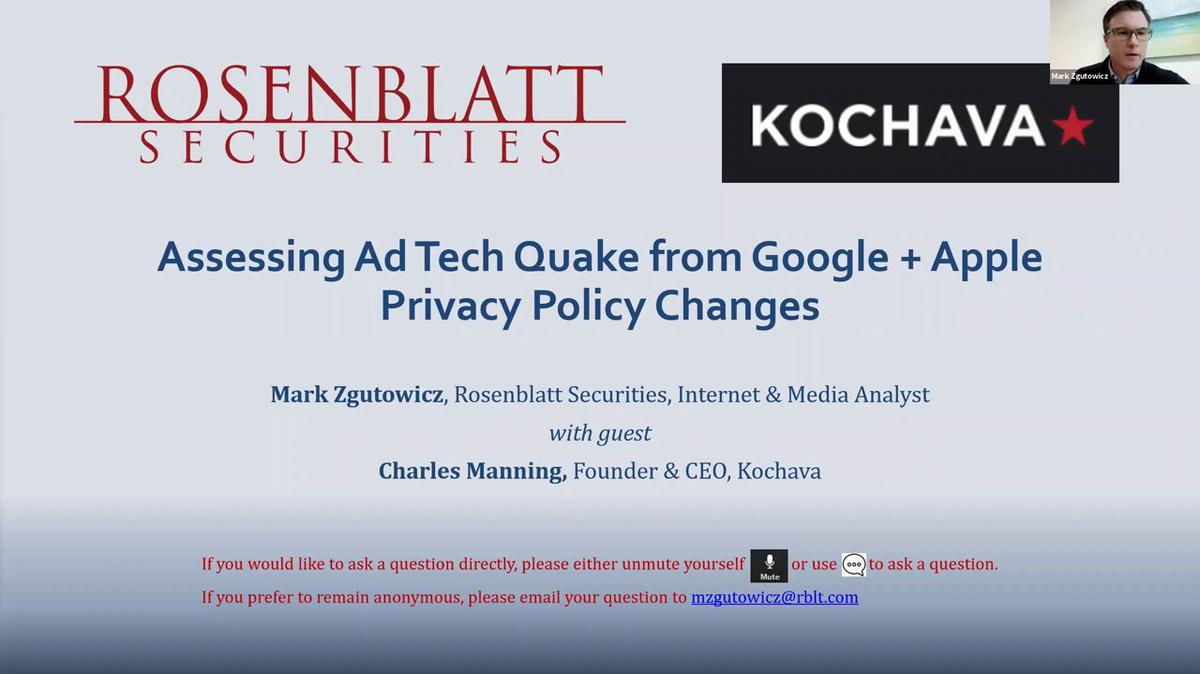 Assessing Ad Tech Quake from Google + Apple Privacy Policy Changes