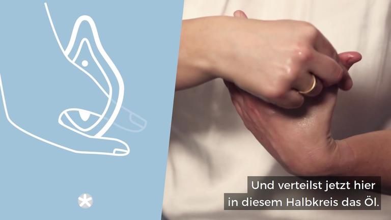 Anleitung für die Dammmassage