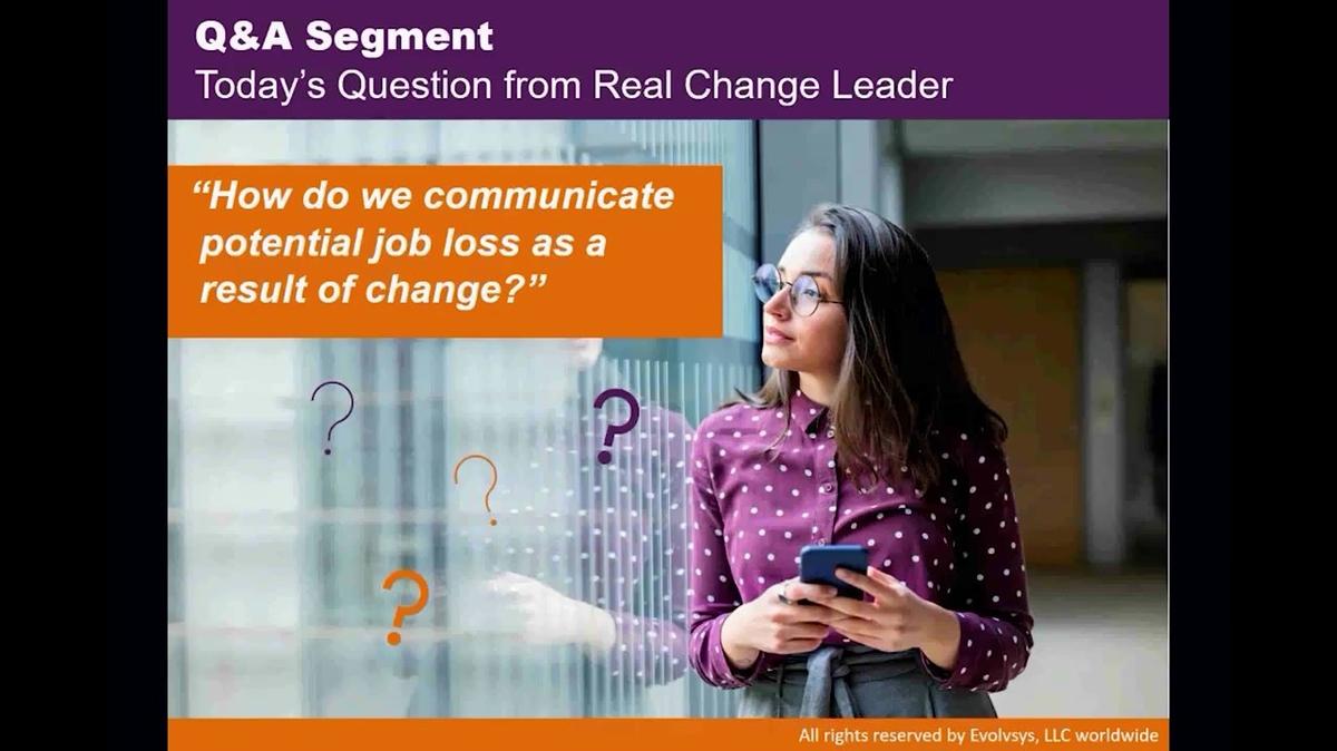 Communicating Job Changes with Empathy