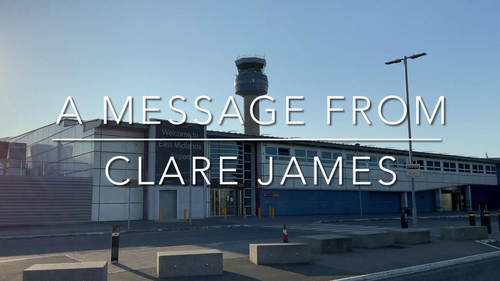 Message from Clare James