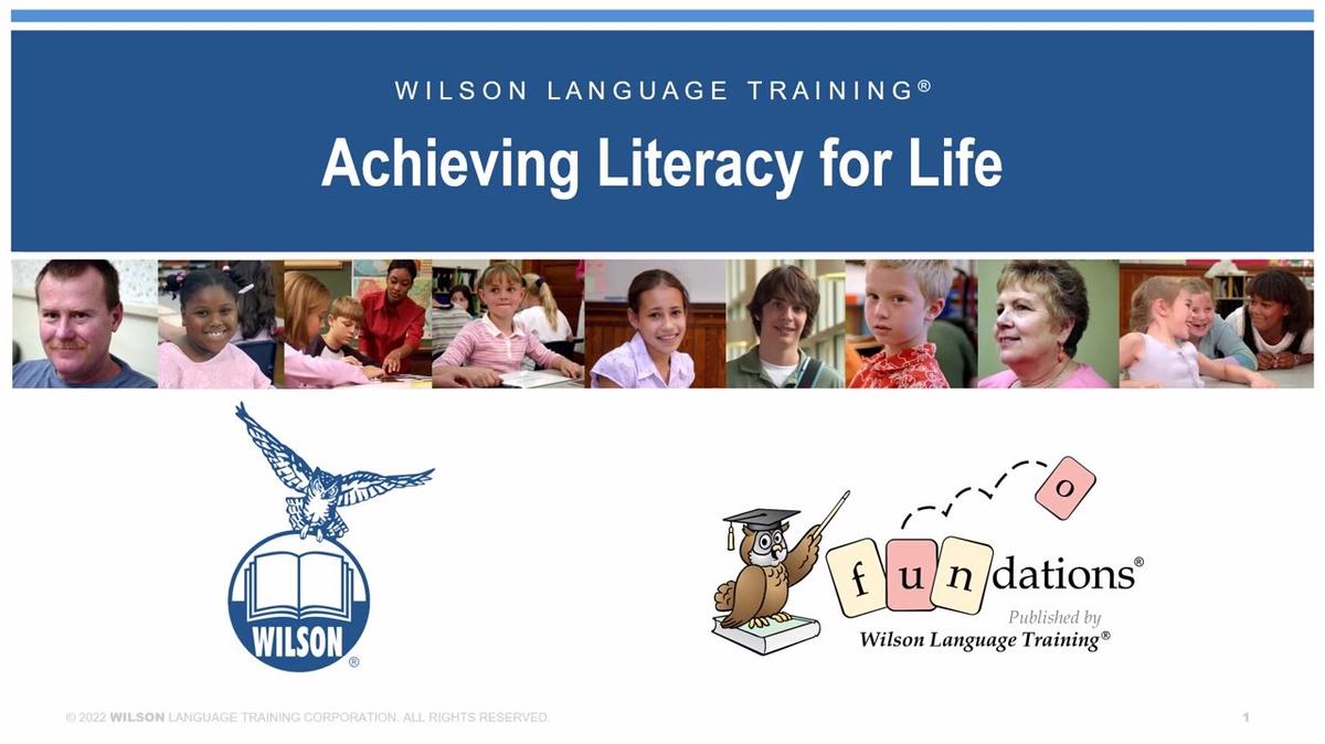 Fundations Professional Learning Information