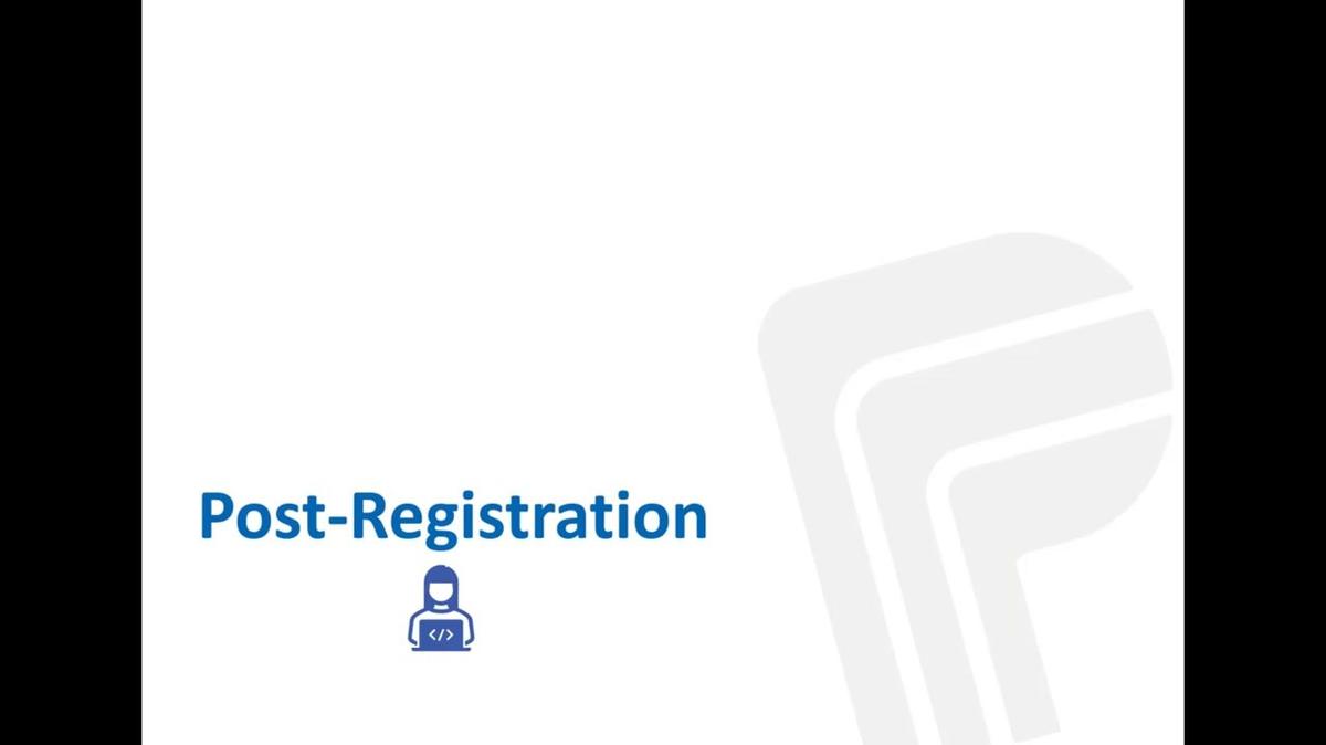 Operations Support Staff New Hire - Post Registration Role