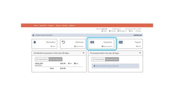 Bill Pay Navigation