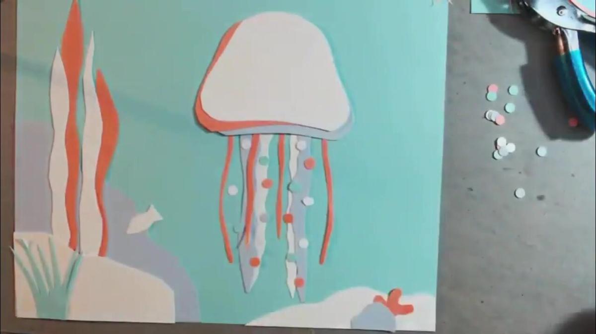 Collage of whimsical jellyfish