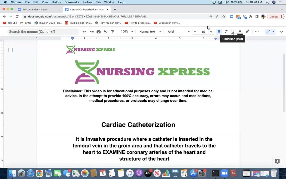 Lesson 9B Cardiac Catheterization