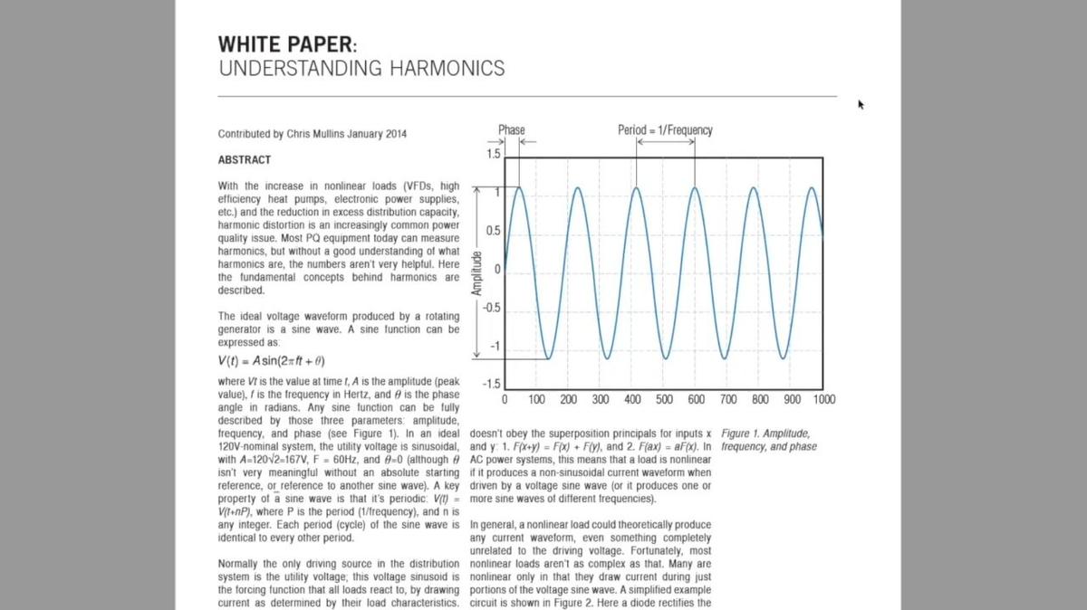 Ask a Pro: Understanding Harmonics