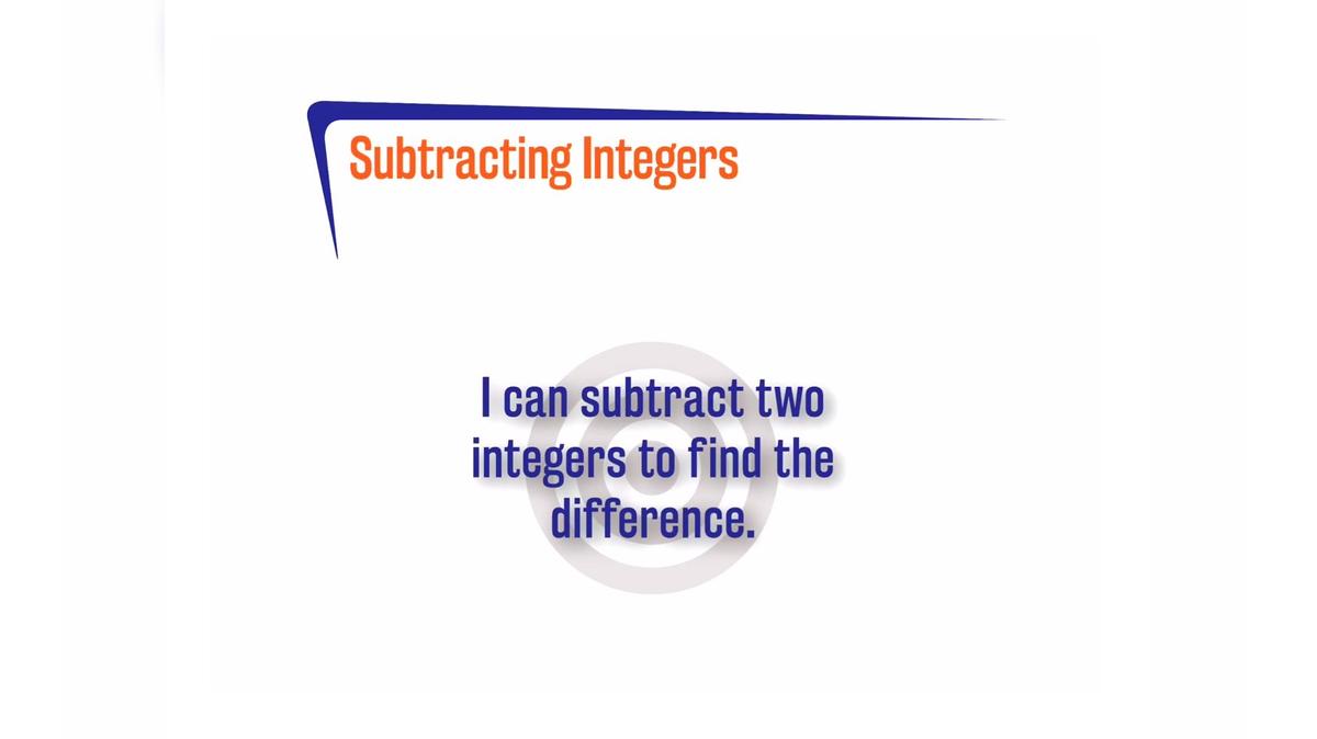 OR 2.4.3 Subtracting Integers