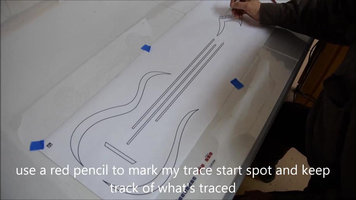 digitize a modern guitar profile