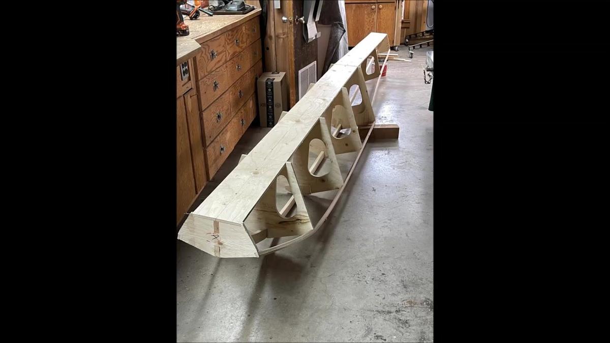 Video #2: digitize a plan for aircraft float cnc cut and assemble