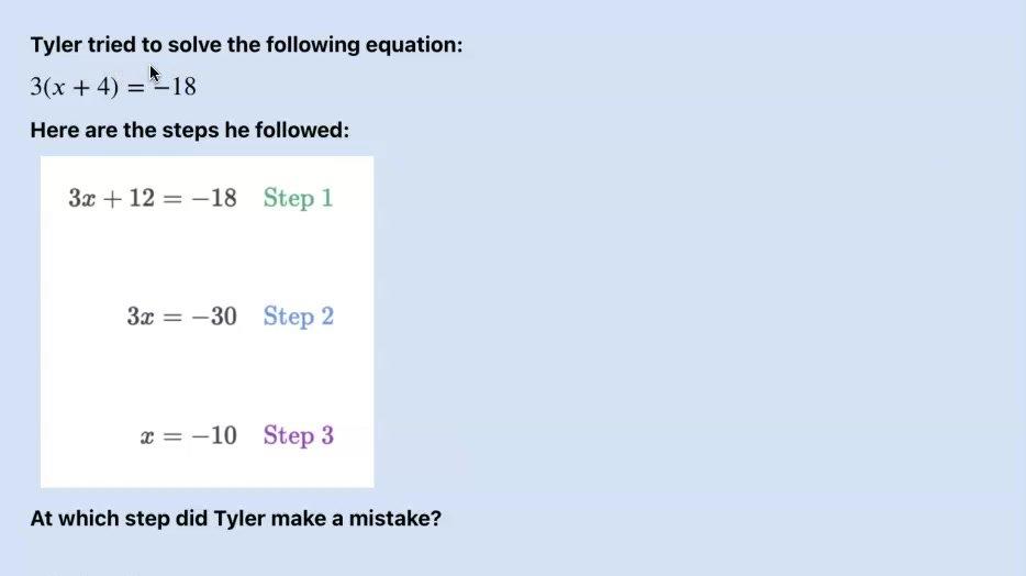 Find the Mistake Two Step Equations Q1.mp4