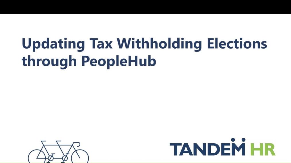 Updating Tax Withholdings Elections.mp4