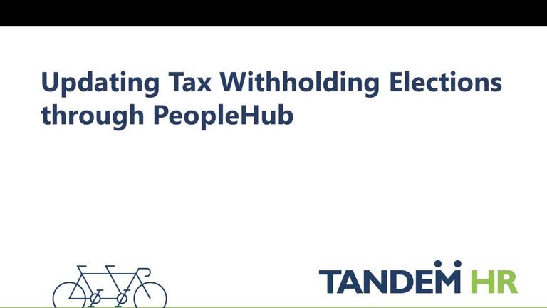 Updating Tax Withholdings Elections.mp4