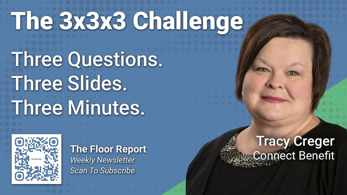Connect Benefit - 3x3x3 Challenge with Tracy Creger