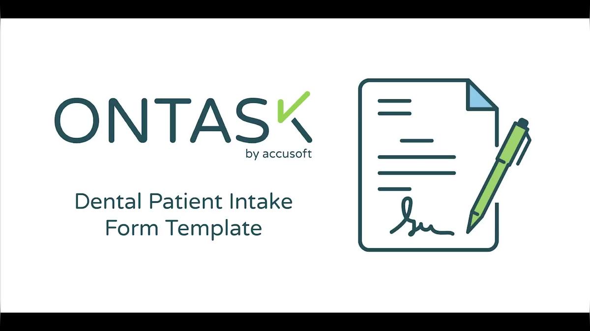 Dental Patient Intake Form