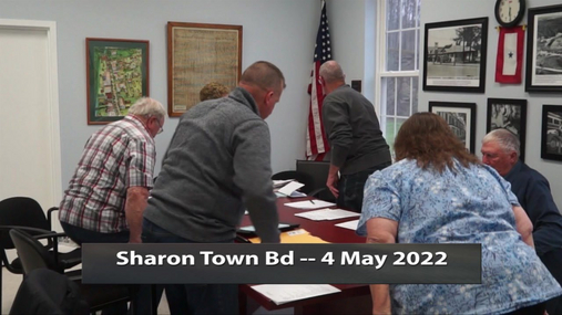 Sharon Town Bd -- 4 May 2022