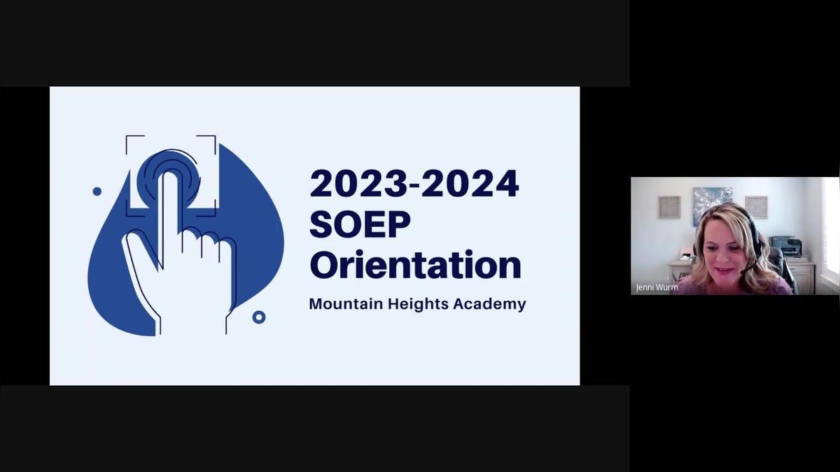 SOEP 23-24 Orientation Recording
