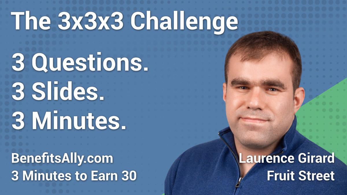 Fruit Street - 3x3x3 Challenge with Laurence Girard