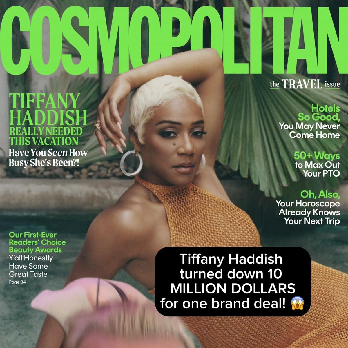 Tiffany Haddish vertical cosmopolitan article