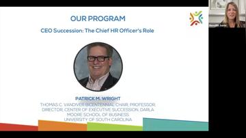 CEO Succession: The Chief HR Officer’s Role
