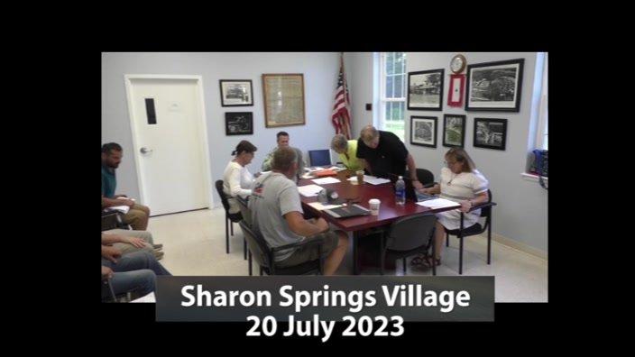 Sharon Springs Village -- 20 July 2023
