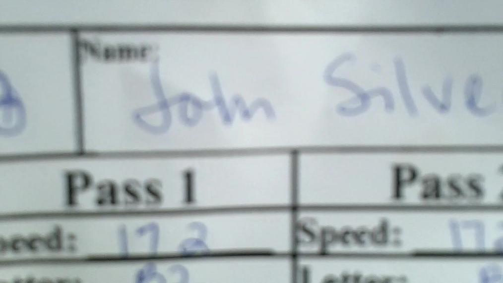 John Silvey M8 Round 1 Pass 1