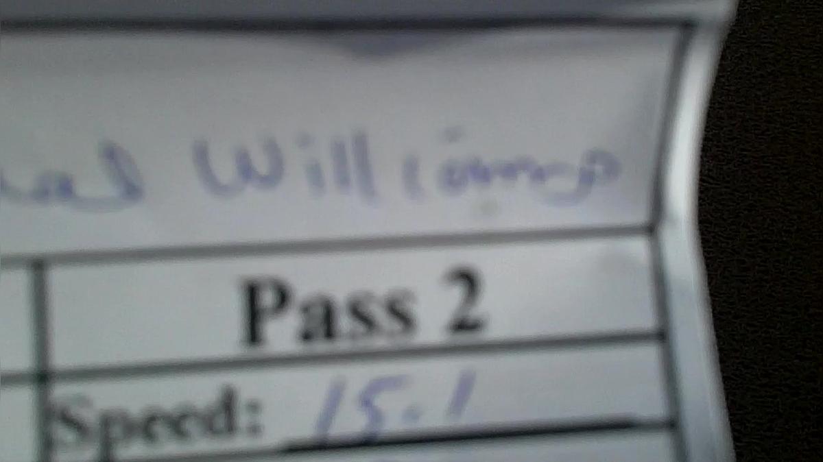 Michael Williams B2 Round 1 Pass 1