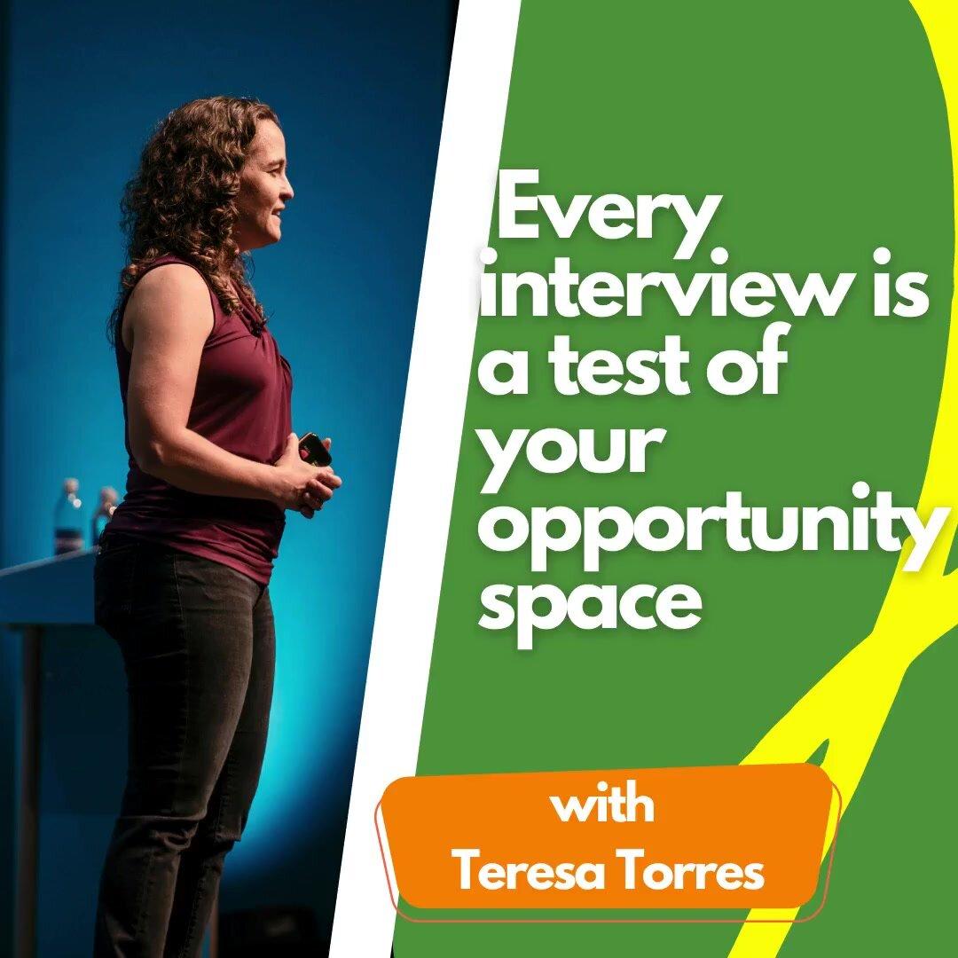 Every interview is a test of your opportunity space.
